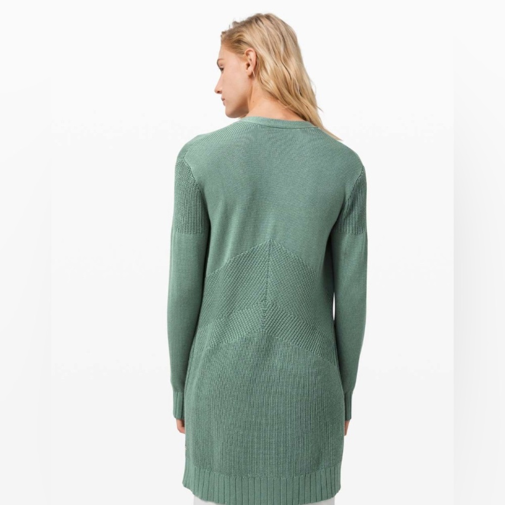 Lululemon Sincerely Yours Wrap Sweater Tidewater Teal - Picture 2 of 7